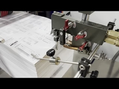 เครื่องพับกระดาษ A3 Gear Driving พร้อมความกว้าง 480 มม. กำลังไฟ 380V