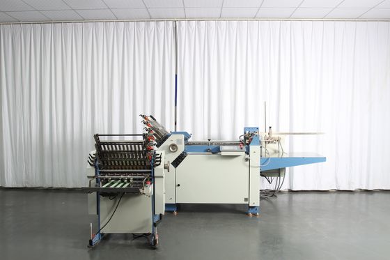 เครื่องพับกระดาษไฟฟ้า 380 โวลต์ 3.8KW พร้อมล้อดูดสามรู