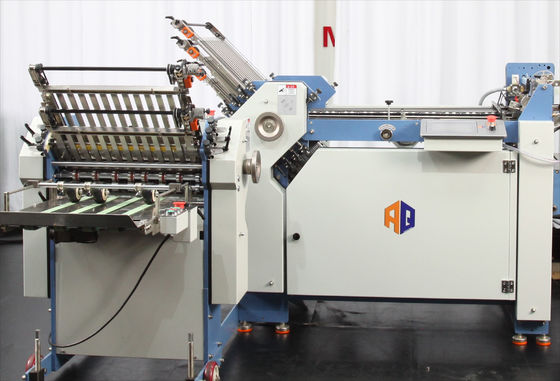 เครื่องพับกระดาษ Gear Driving ข้ามพับ พร้อมแผ่นหัวเข็มขัด 6 กว้าง 480 มม