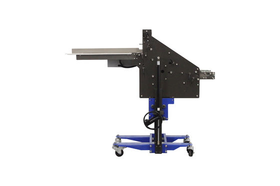 ความกว้าง 320 Vertical Stacker Machine 220V 250W สําหรับใบแถลงทางนอกของยา